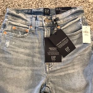 High Rise Cigarette Jeans by Gap
